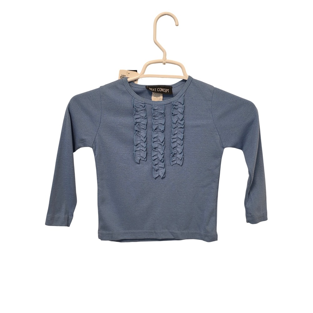 NWT Child size 5 blue long sleeve top by Next Concept see photos for measurement
